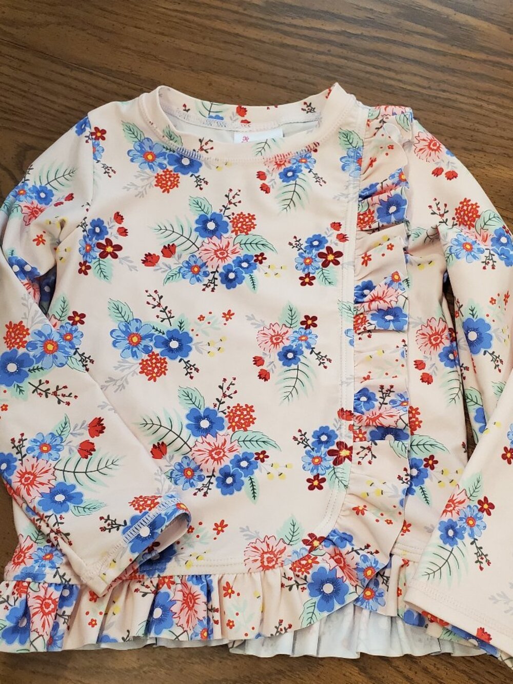 Ruffle Butts Girls Sz 5 Swim Top